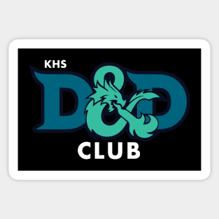 KHS D&D Club (Back and Left Chest Dark) Sticker